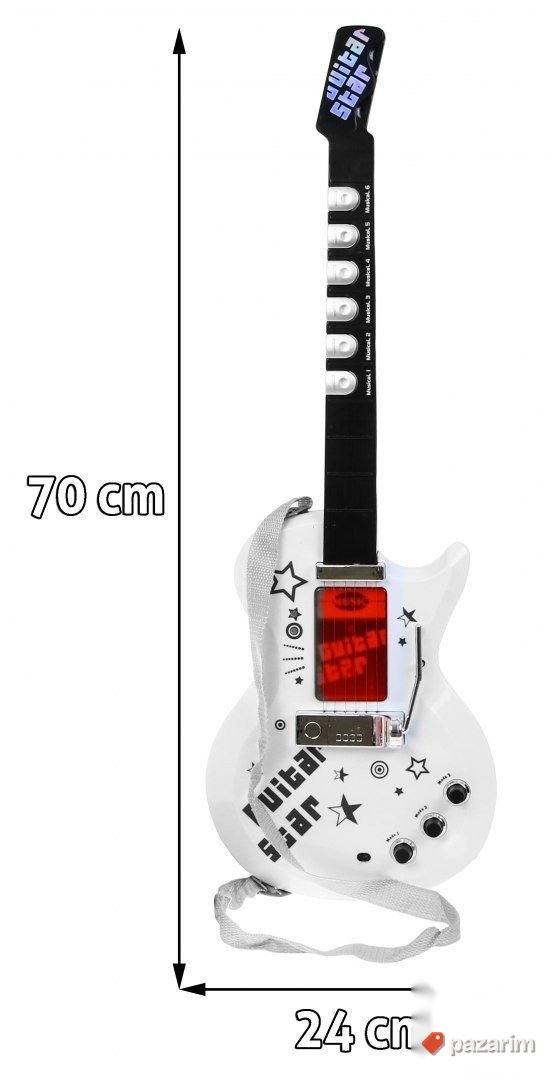 GITARA na žice Elektricna/ Mikrofon+Stalak /igracka za decu 2
