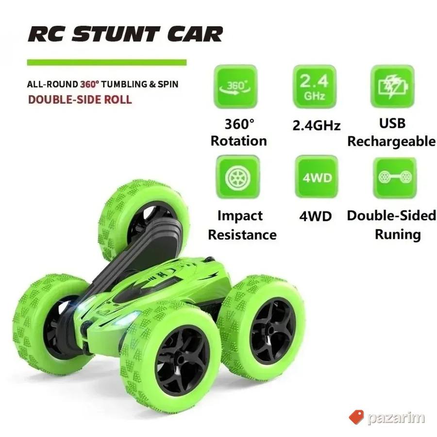 Akrobatski Stunt car auto SENZOR NARUKVICA+ daljinski 6