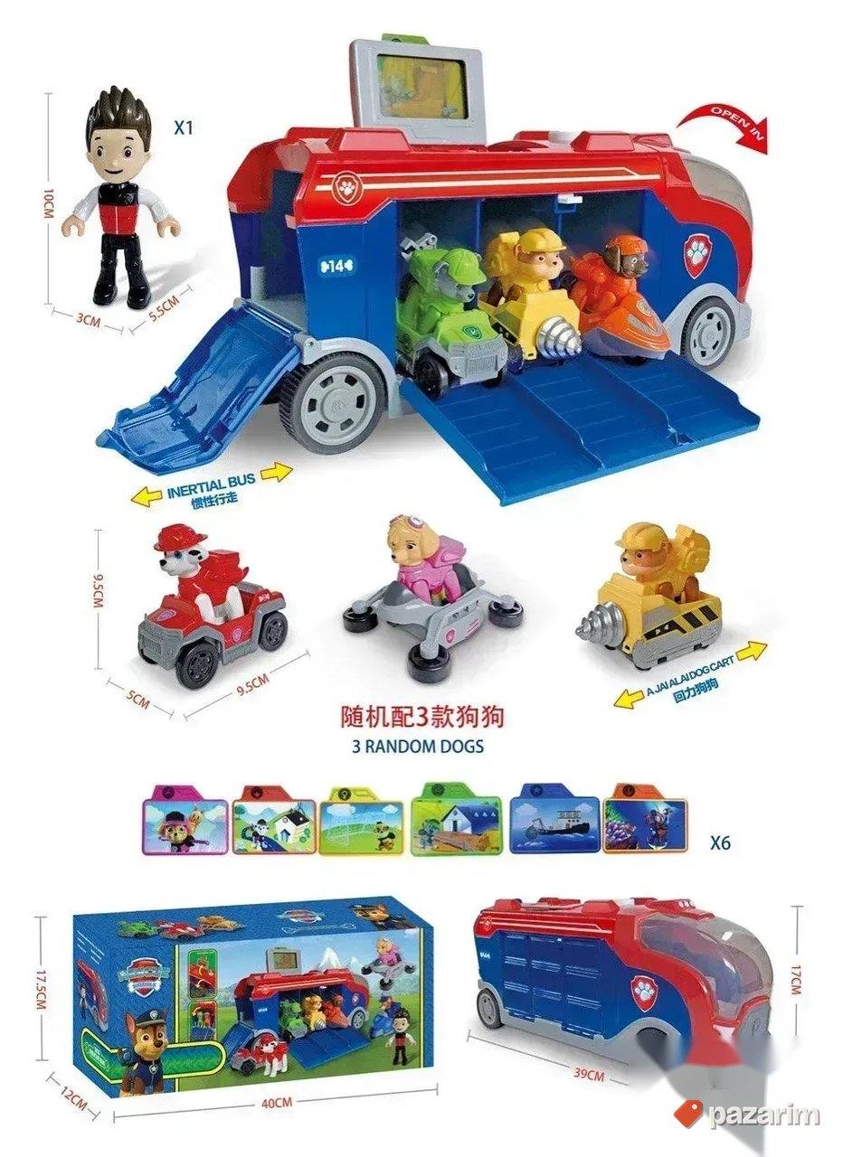 PATROLNE sape kamion+3 SAPE+1 figura RAJDER igračka 1