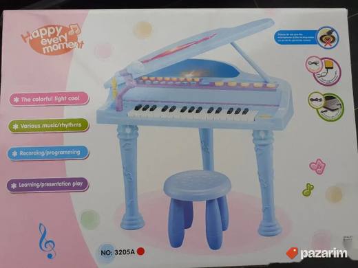 Klavir Piano sa stolicom i mikrofonom za decake i devojcice