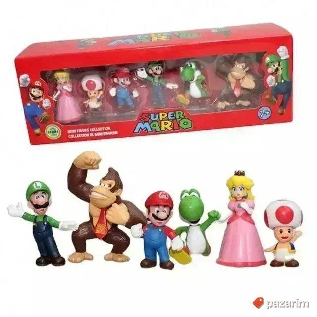 SUPER MARIO družina / SET 6 kvalitetnih figura igracke 2