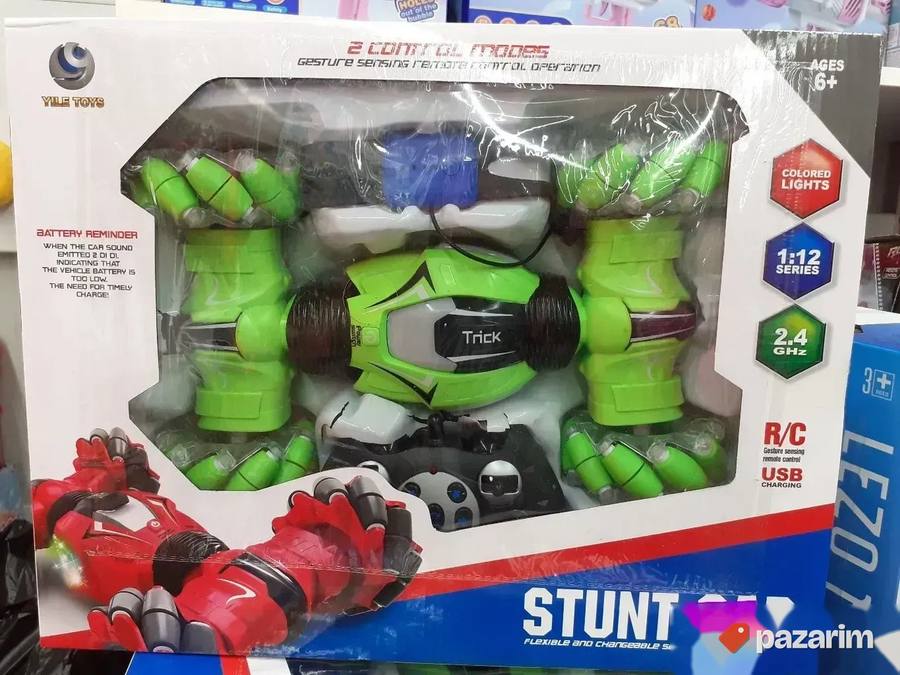 Auto STUNT na daljinski+SENZOR narukvica/ Gratis baterije 5