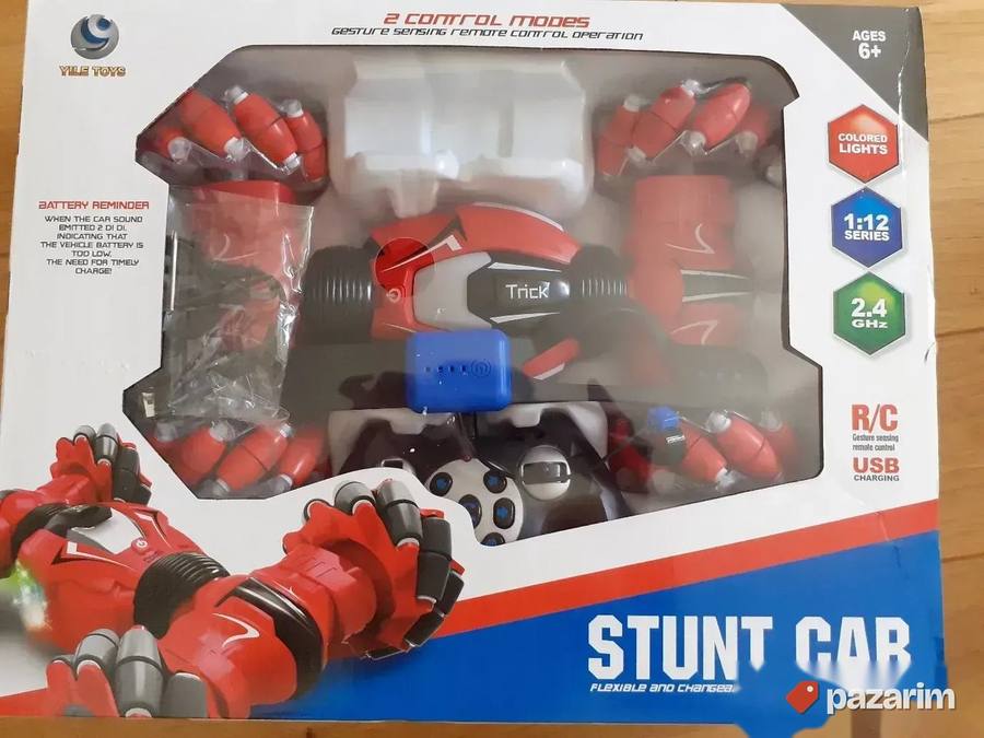 Auto STUNT na daljinski+SENZOR narukvica/ Gratis baterije 6