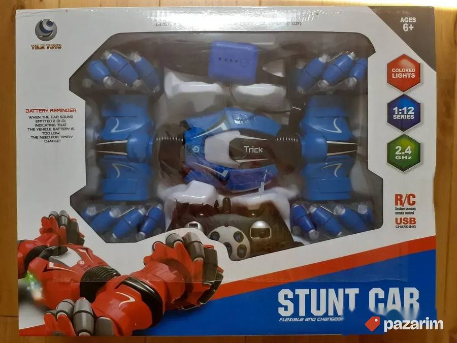 Auto STUNT na daljinski+SENZOR narukvica/ Gratis baterije 7