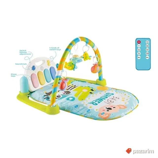 Podloga prostirka 5u1 za bebe+PROJEKTOR+Klavir+DALJINSKI 3