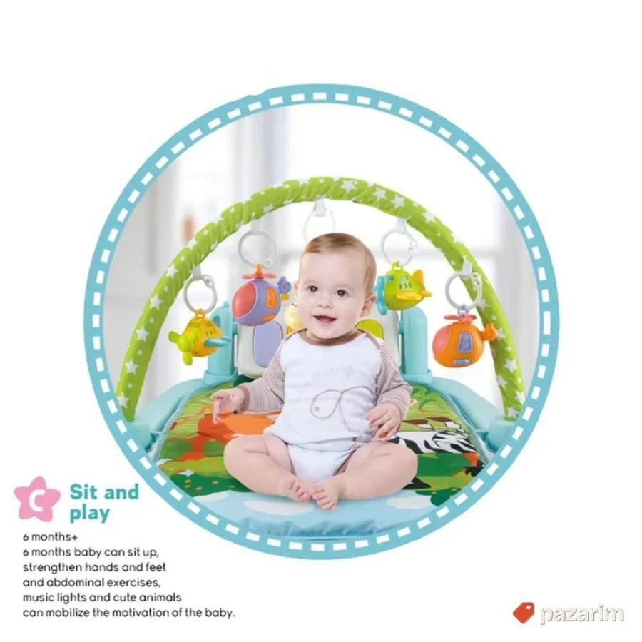 Podloga prostirka 5u1 za bebe+PROJEKTOR+Klavir+DALJINSKI 7