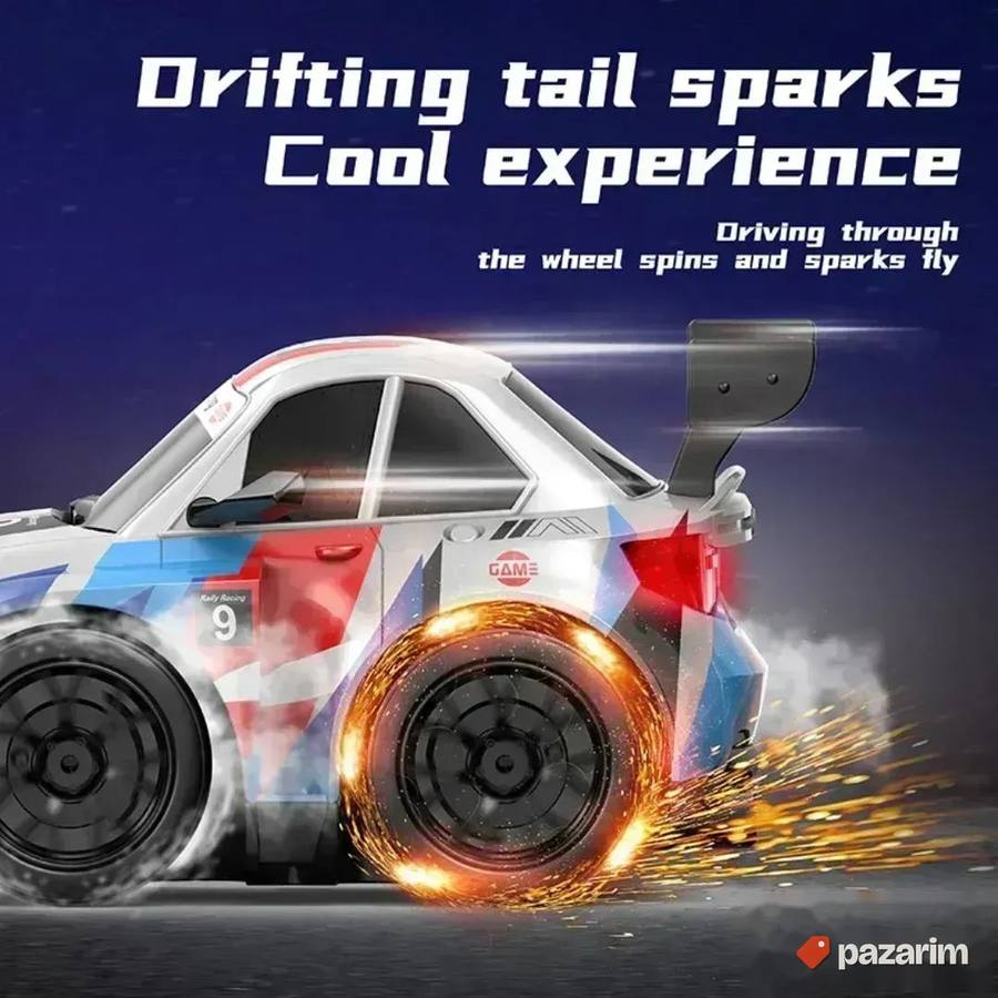 Auto na daljinski SHORT AXIS drift / Efekat VARNJIČENJA 5