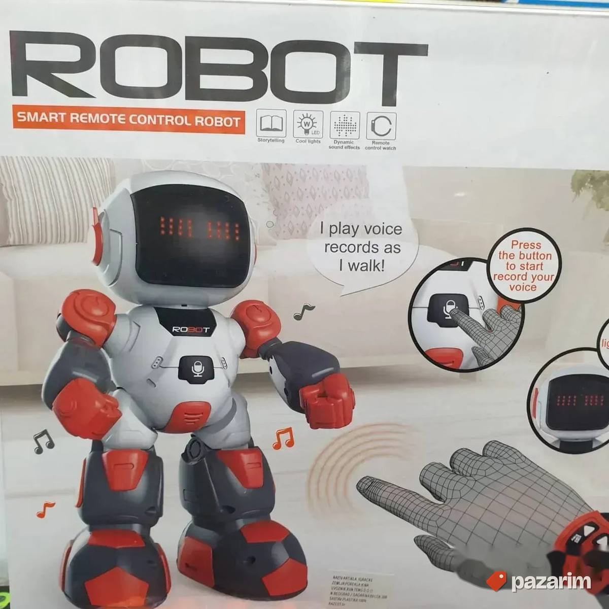 Robot+ SAT narukvica kao daljinski / Gratis baterije 1