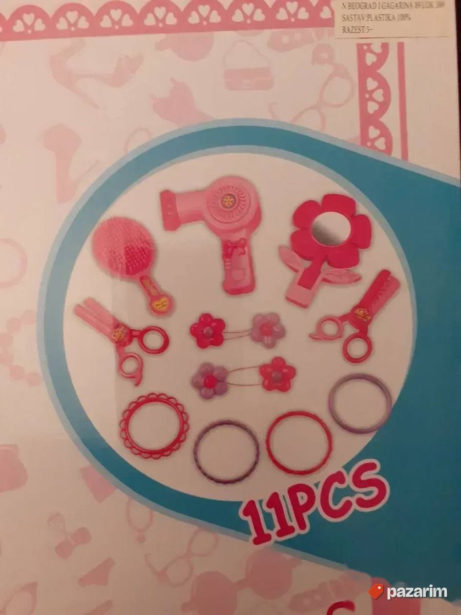 Toaletni sto+Ogledalo ZAMAK +Stolica za princezu devojcicu 5
