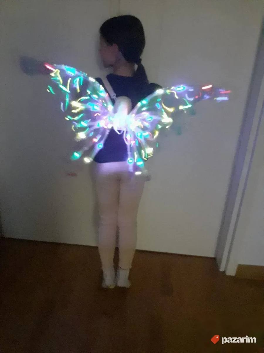 Muzicki LEPTIR svetleća krila za decu zabava 8