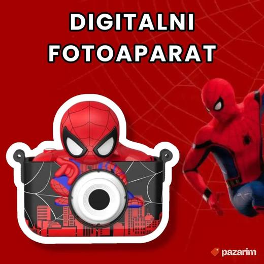 SPAJDERMEN digitalni fotoaparat za decu