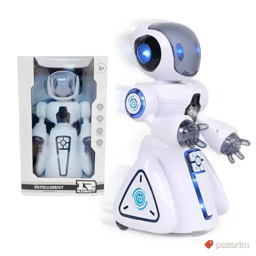 BELI Pametni robot sa svetlima igračka za decu 4