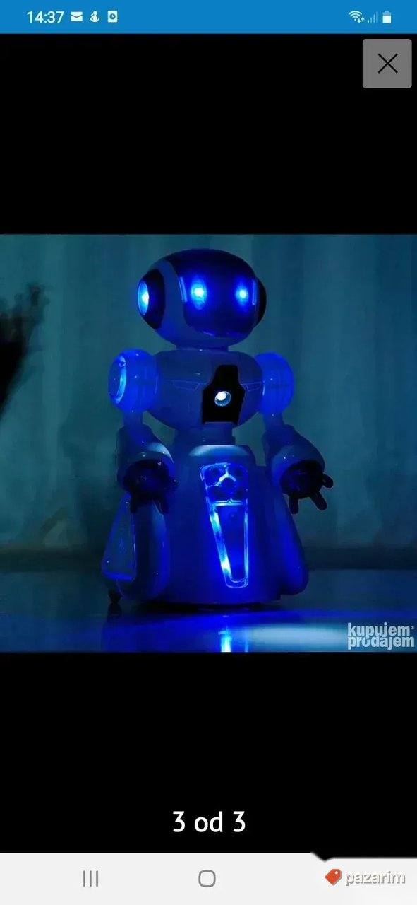 BELI Pametni robot sa svetlima igračka za decu 6