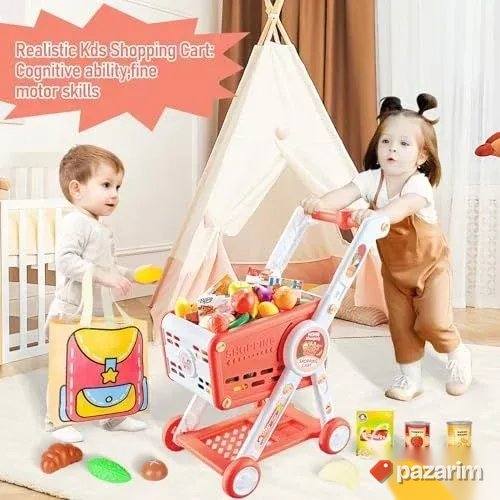 Kolica za supermarket +31 delova za decu igračka 2