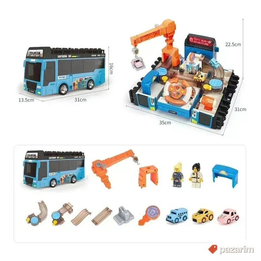 Autobus 2u1 + 3 autića Interaktivni volan/Park zabava 6