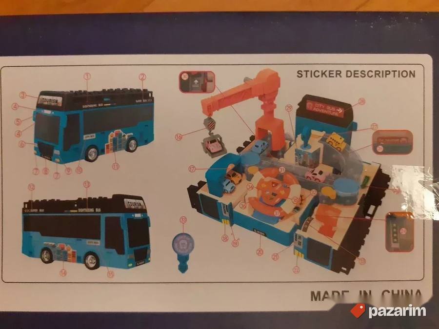 Autobus 2u1 + 3 autića Interaktivni volan/Park zabava 8