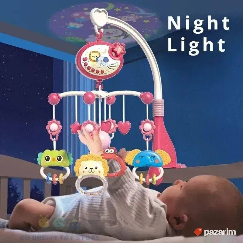 Muzicka vrteska+ Projektor+Daljinski za bebe 1