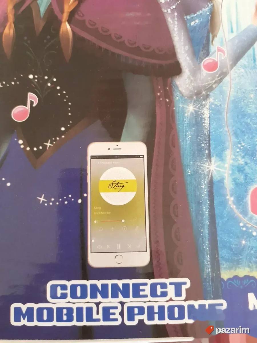 DUPLI mikrofon na stalku za decu FROZEN Elza i Ana 4