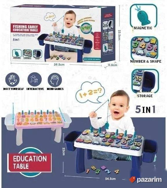 EDUKATIVNA tabla 5u1 / Magnet pecanje raznih oblika za decu 1