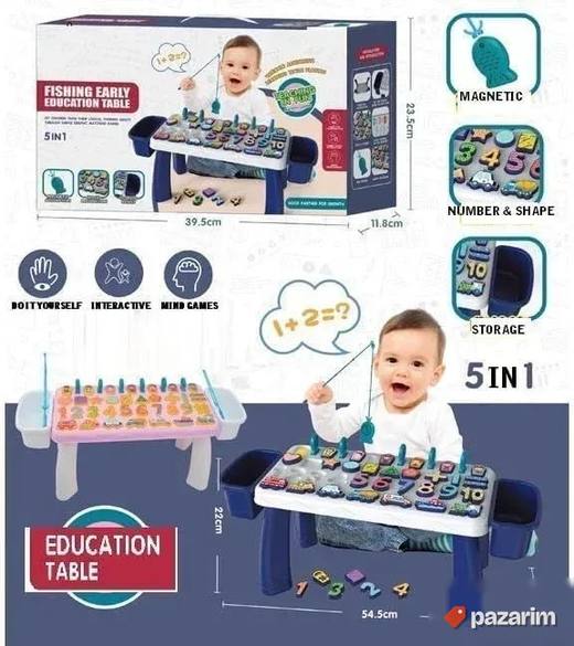 EDUKATIVNA tabla 5u1 / Magnet pecanje raznih oblika za decu