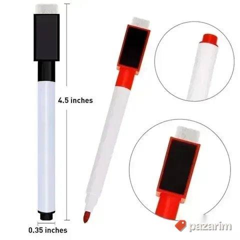 Velika dvostrana bela MAGNET tabla piši briši+GRATIS markeri 4