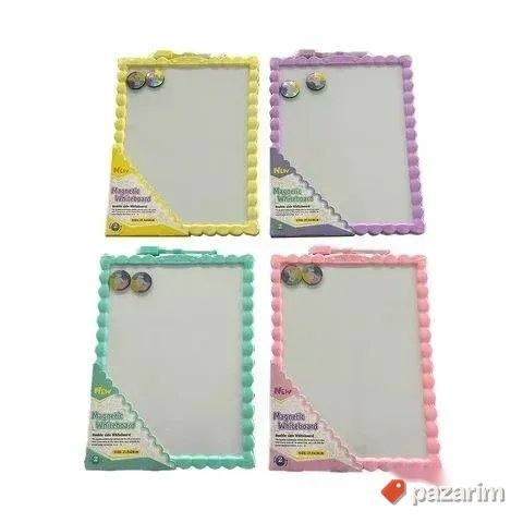 Velika dvostrana bela MAGNET tabla piši briši+GRATIS markeri 8
