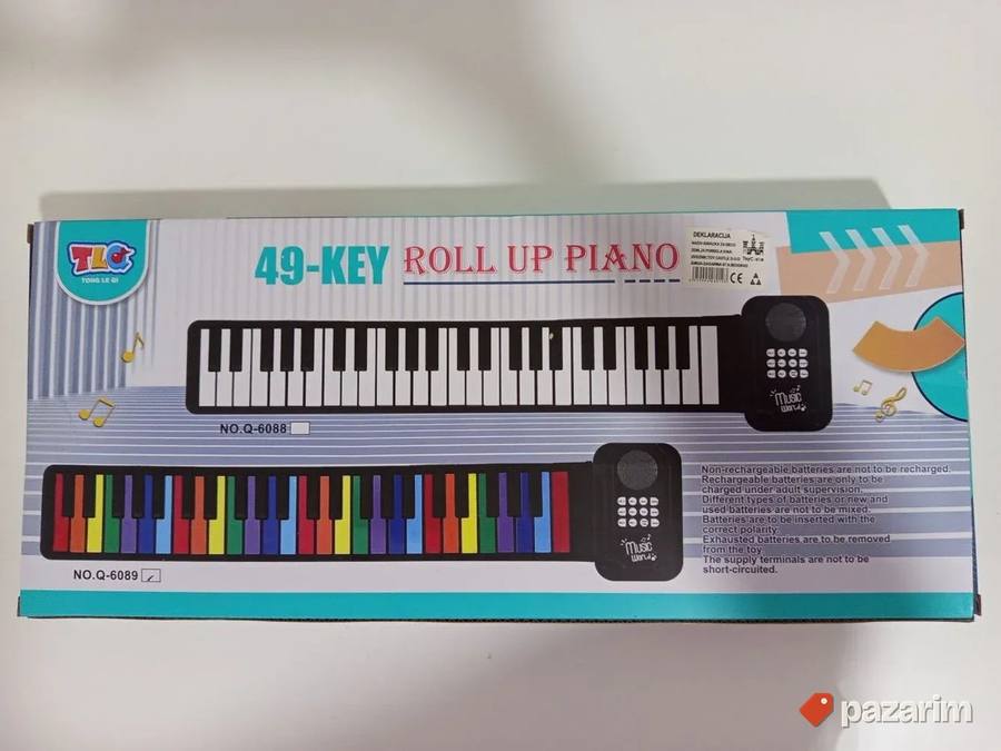 Šareni silikonski ROLL UP sintisajzer piano klavir 49 dirki 3
