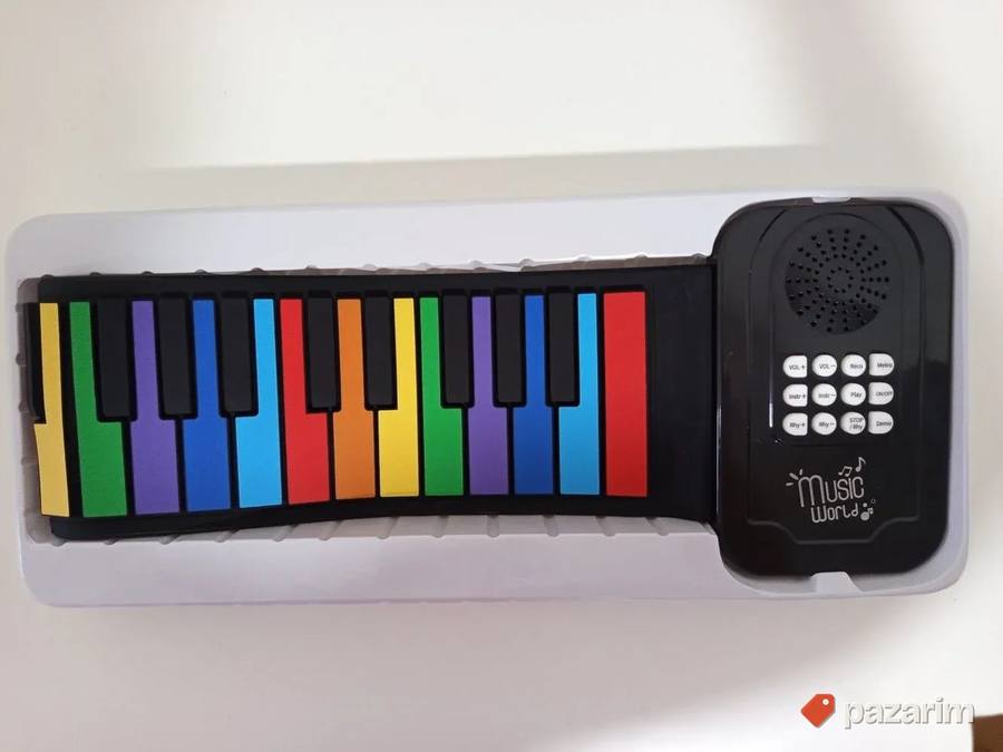 Šareni silikonski ROLL UP sintisajzer piano klavir 49 dirki 4