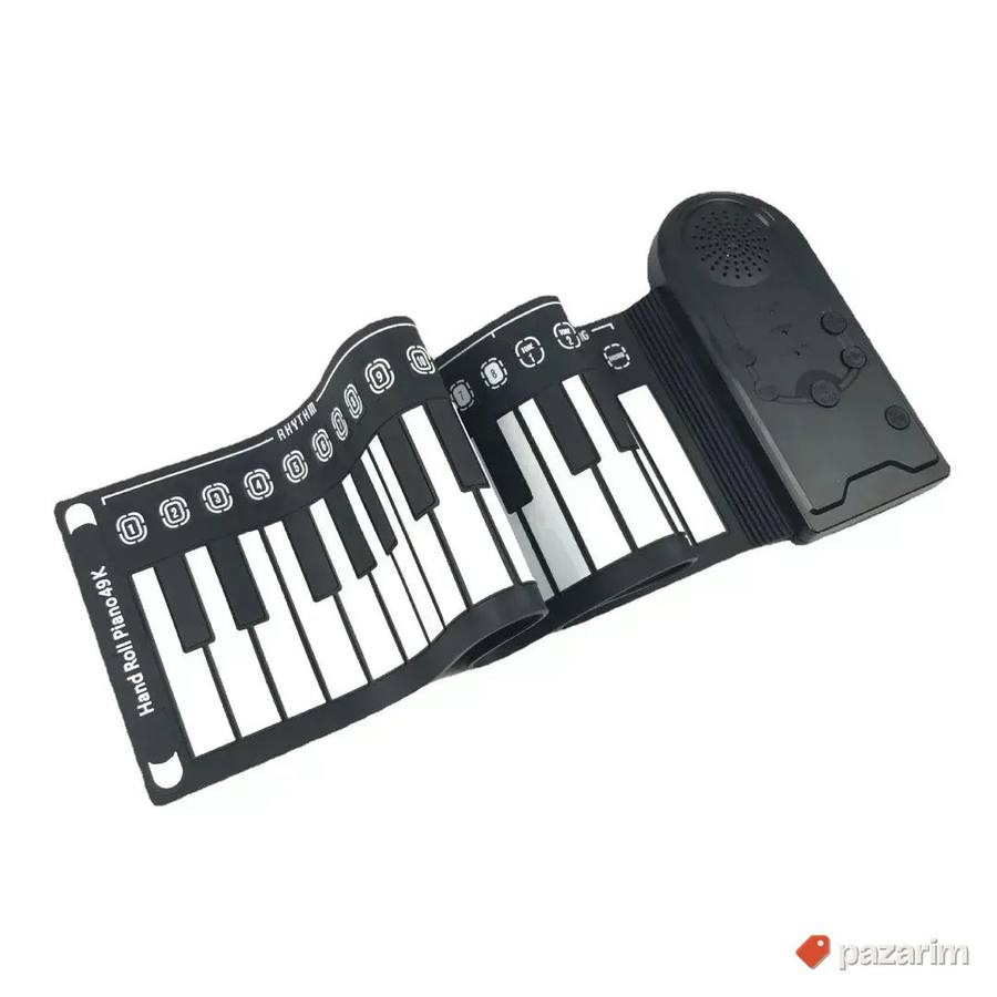 Šareni silikonski ROLL UP sintisajzer piano klavir 49 dirki 6