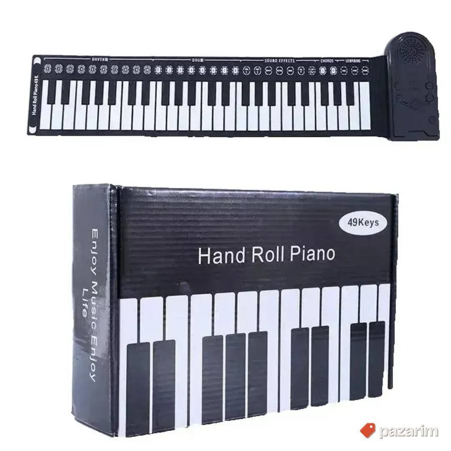 Šareni silikonski ROLL UP sintisajzer piano klavir 49 dirki 7