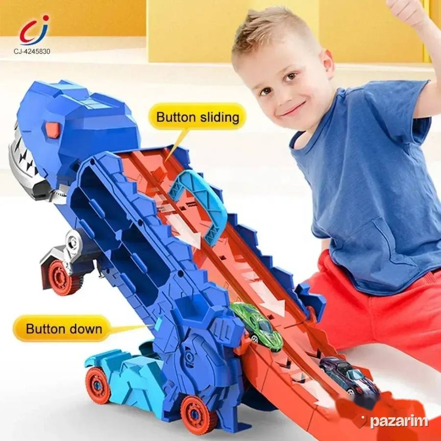 Veliki DINOsaurus kamion garaža staza za autiće igračka 5