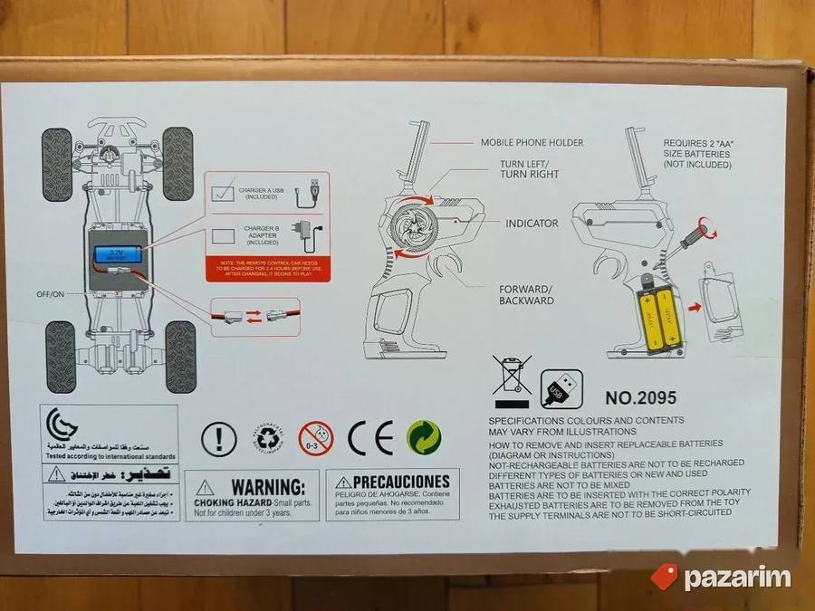 DŽIP auto terenac+KAMERA+Daljinski/Gratis baterije 6