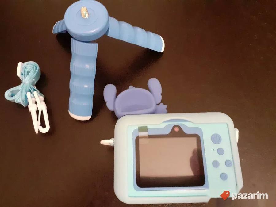 Fotoaparat STITCH na tronošću+Platnena torbica za decu 6