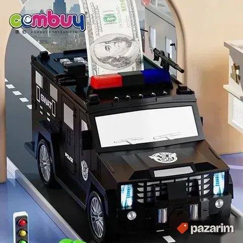 Kasica sef bankomat policijski dzip za stednju para za decu 4