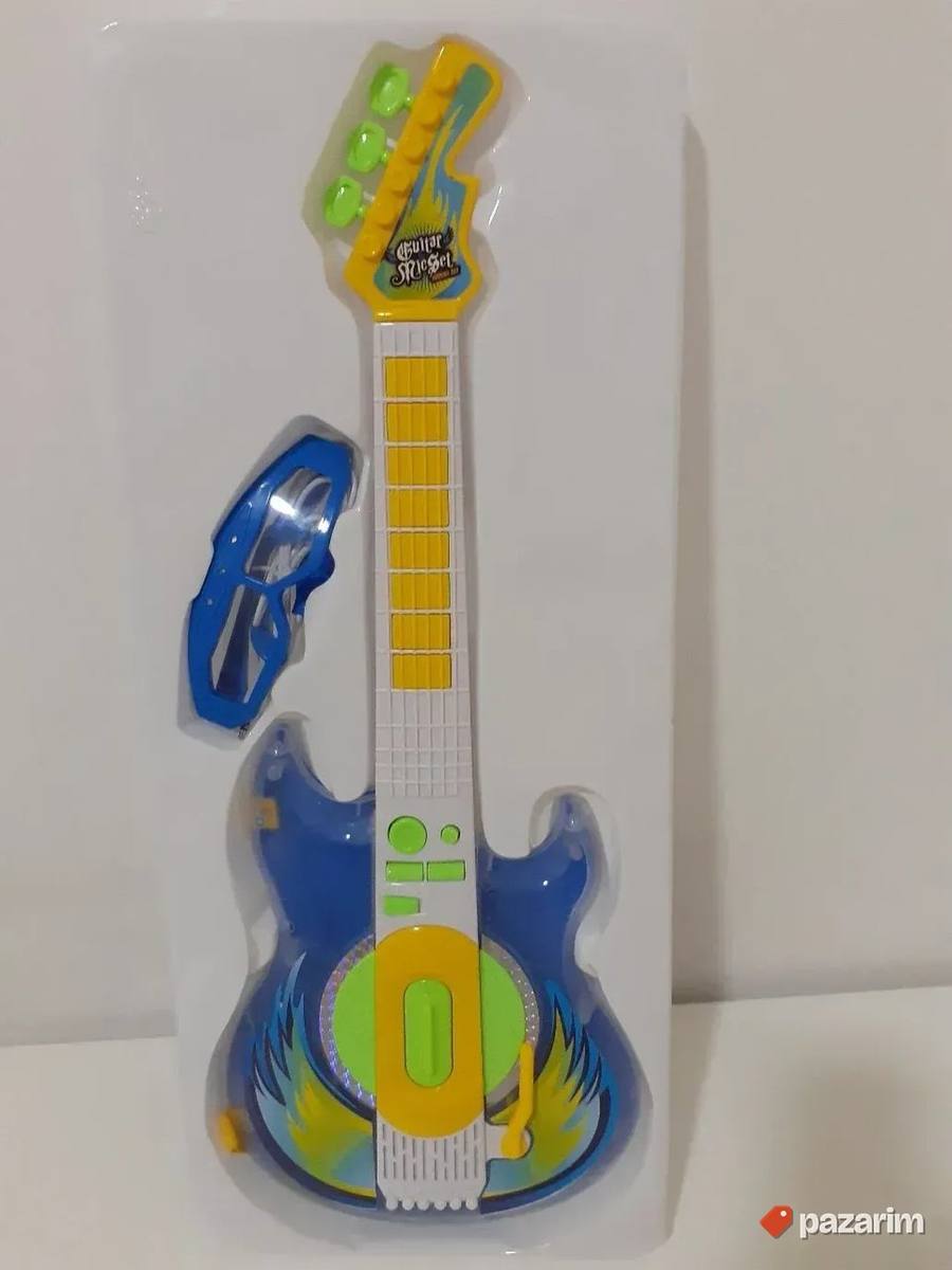 Gitara +NAOČARE sa mikrofonom za decu igracka 3