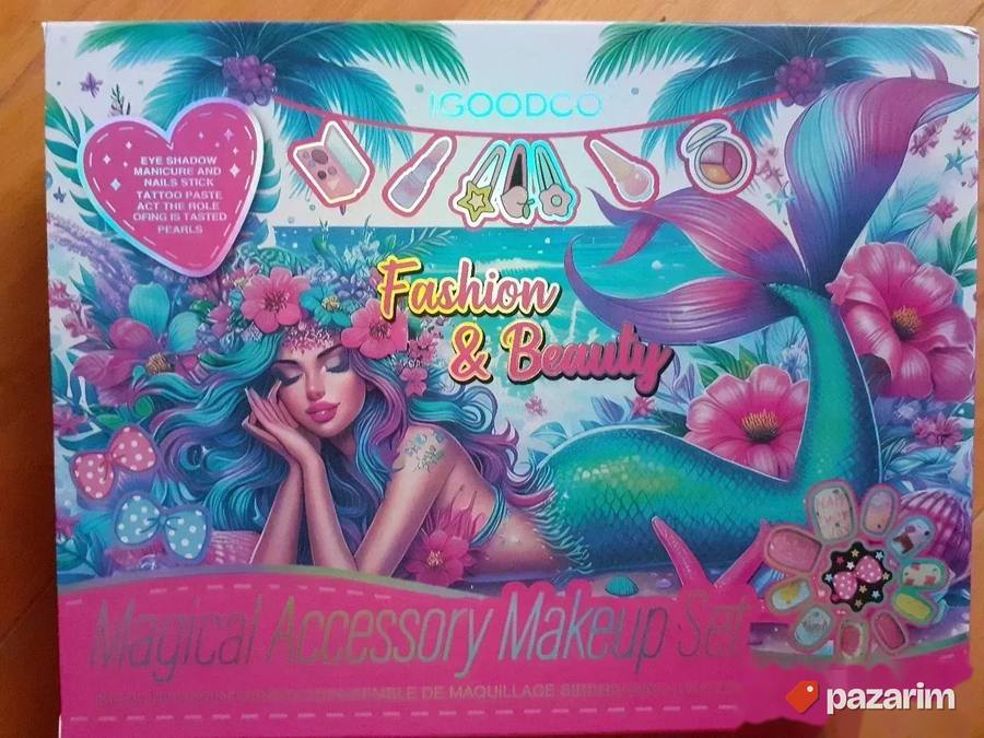 Set sminka SIRENA 50 kom/ Nakit raznorazni za devojcice 2