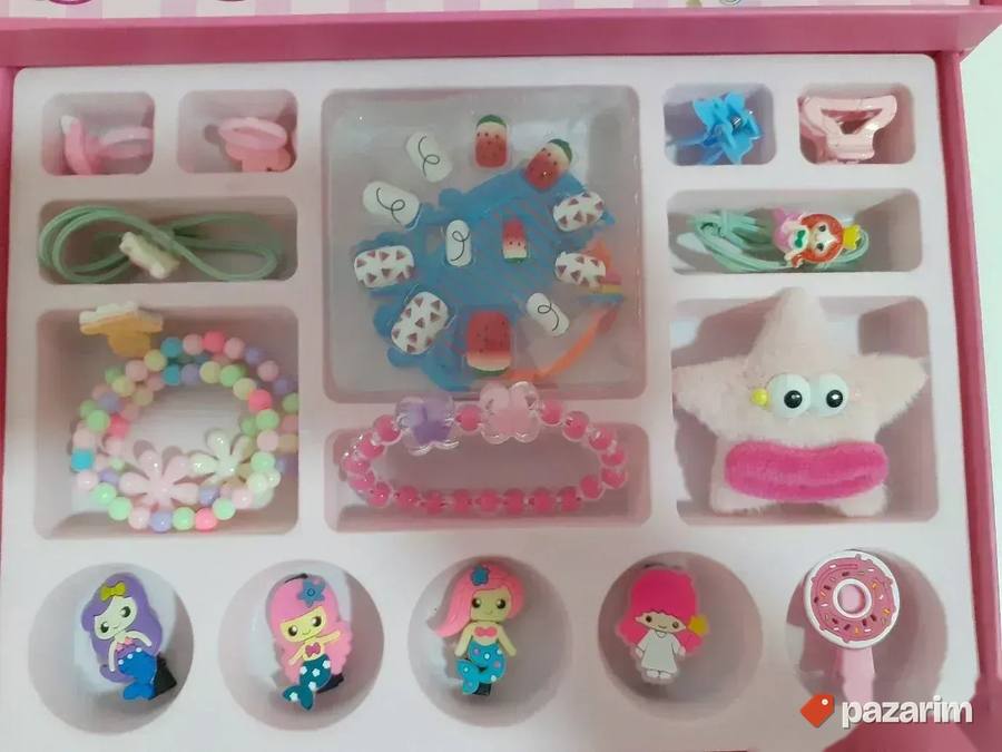 Set sminka SIRENA 50 kom/ Nakit raznorazni za devojcice 4