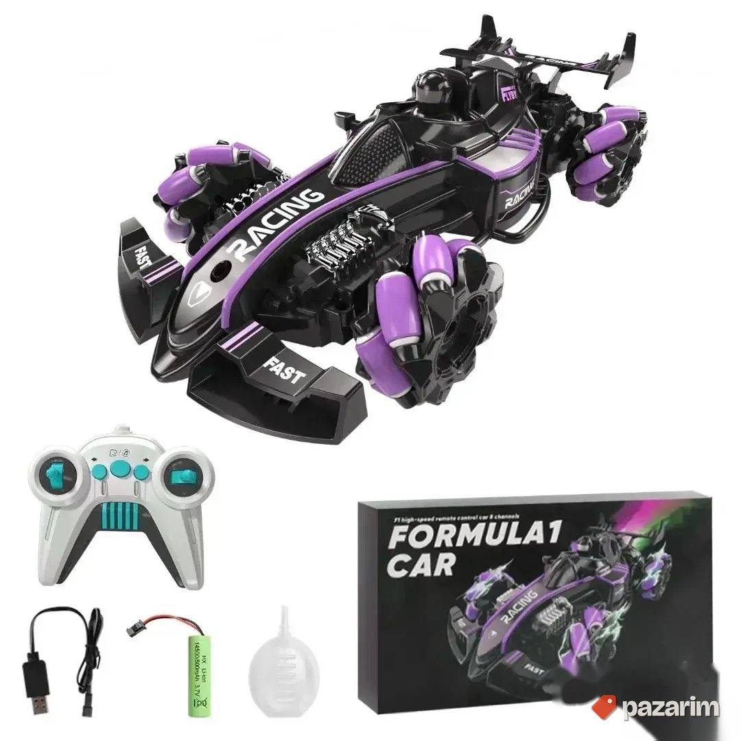 TRKAČKI auto Formula 1 na daljinski/ Svetlost+muzika/ SPREJ 1