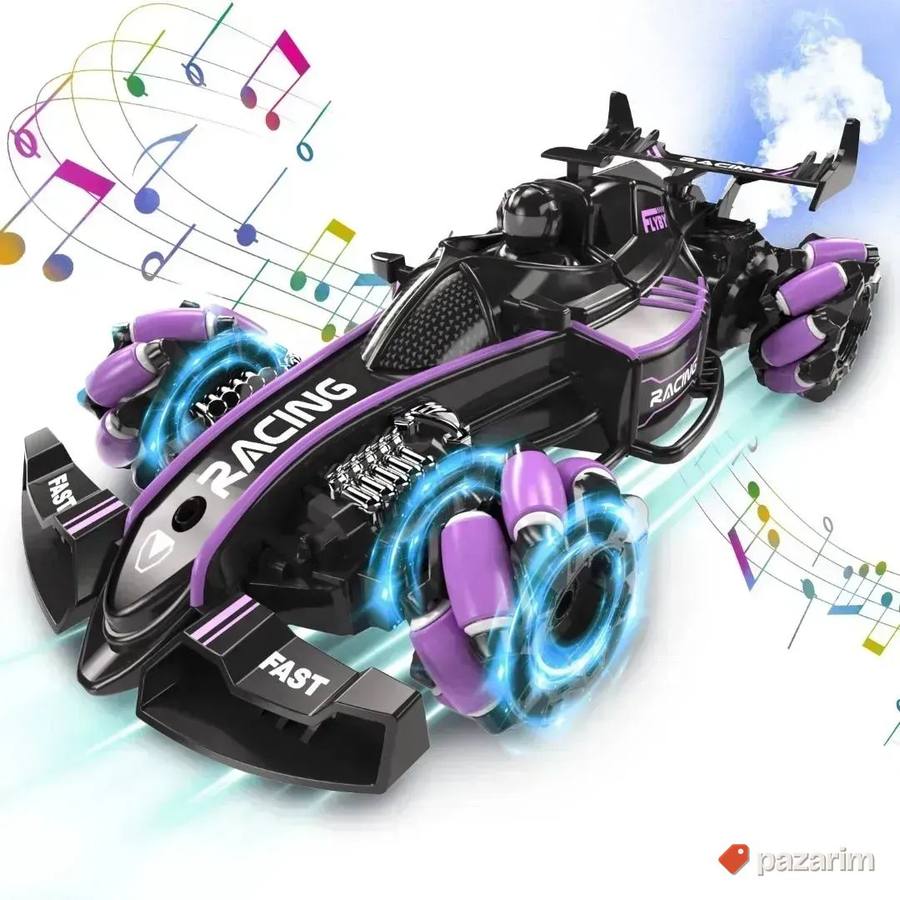 TRKAČKI auto Formula 1 na daljinski/ Svetlost+muzika/ SPREJ 3