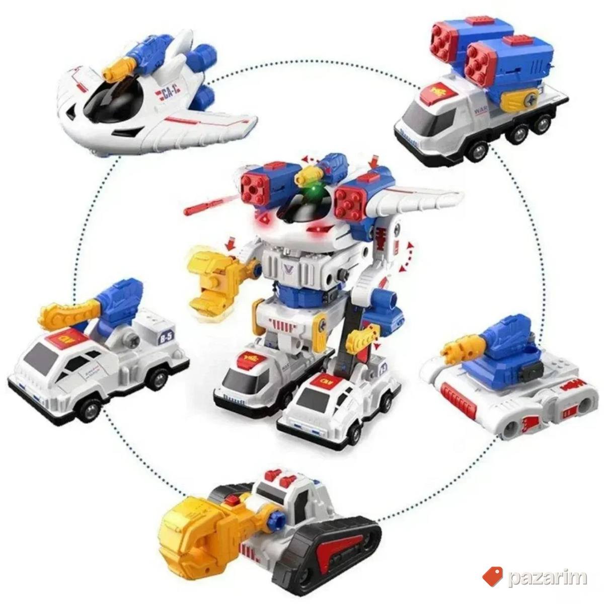 MEGA robot spoj magneti 5u1 za decu 1