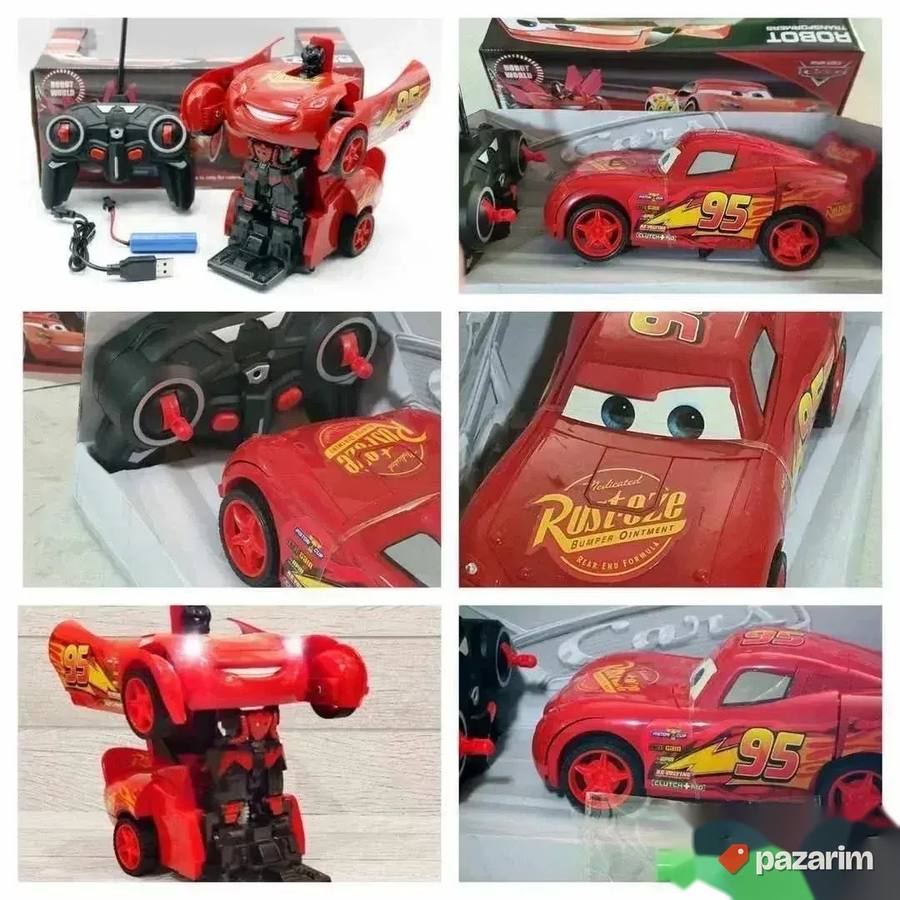 Auto CARS transformers MUNJA McQueen na daljinski igračka 5