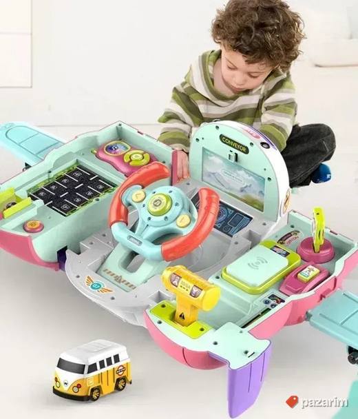 Interaktivni volan simulator/ AVION transformers igračka