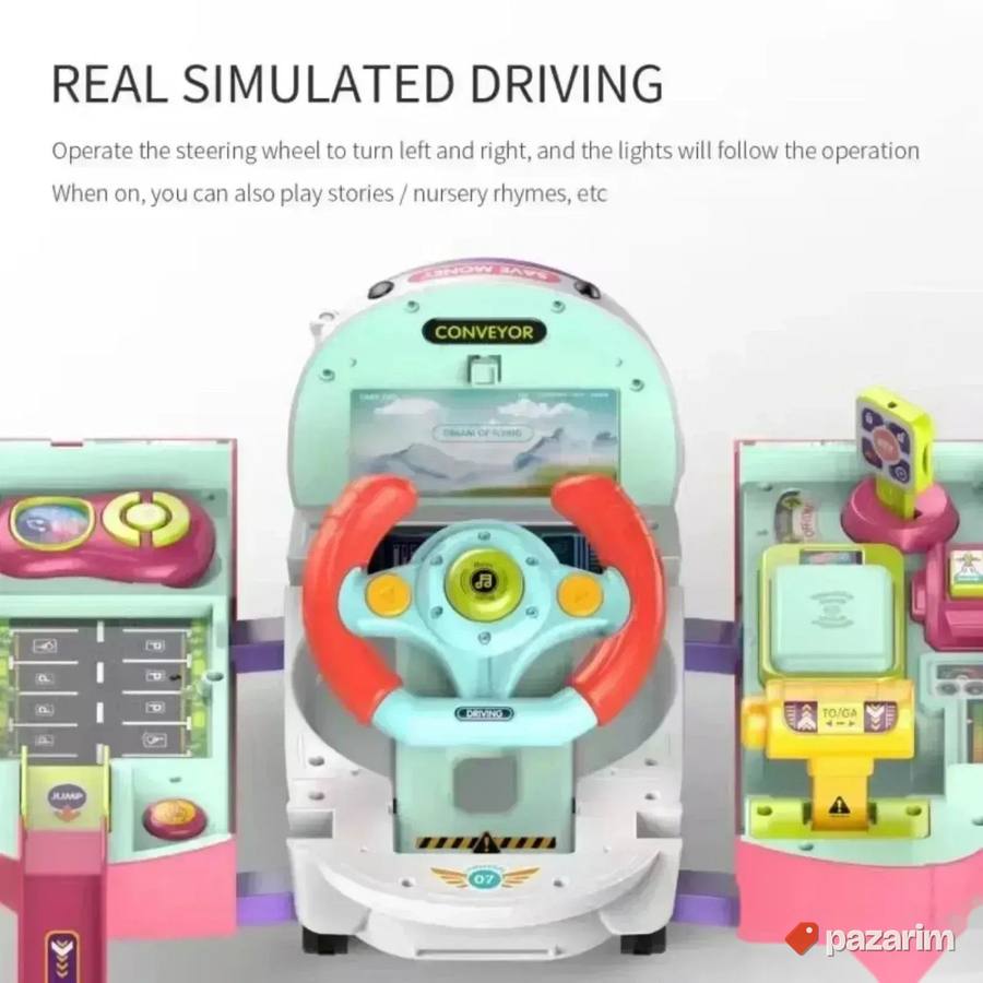 Interaktivni volan simulator/ AVION transformers igračka 3
