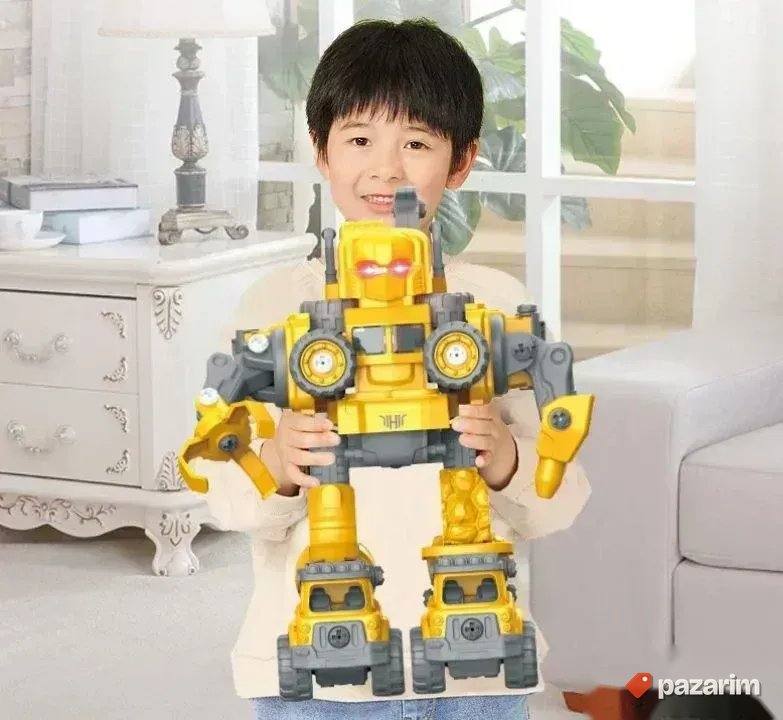 Veliki robot 5u1 na daljinski 136 delova igračka za decu 7