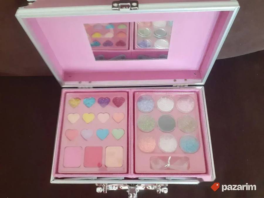 Metalni kofer SIRENA šminka+nokti set 37 delova za decu 7