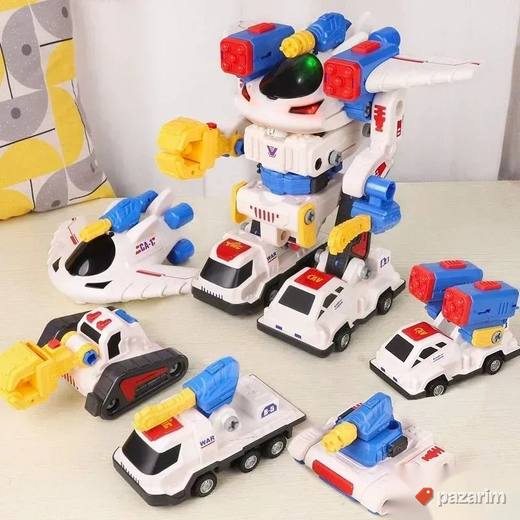 VELIKI robot spajanje magnetima 5u1 igracka za decu