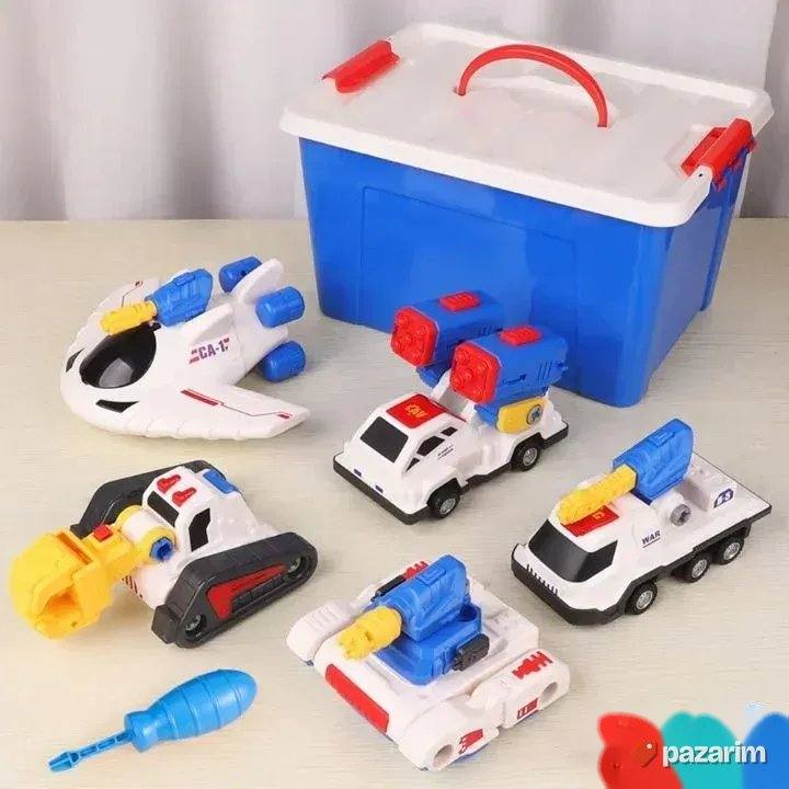 VELIKI robot spajanje magnetima 5u1 igracka za decu 5