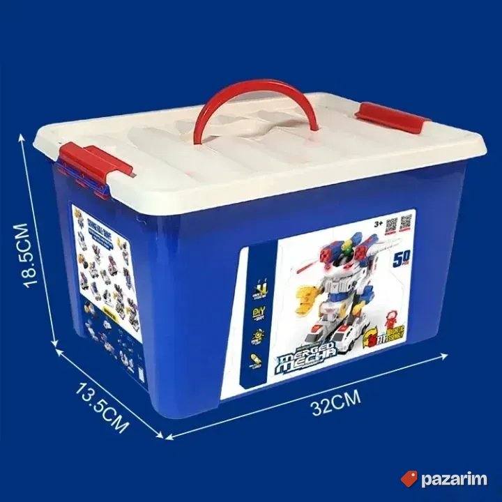 VELIKI robot spajanje magnetima 5u1 igracka za decu 7