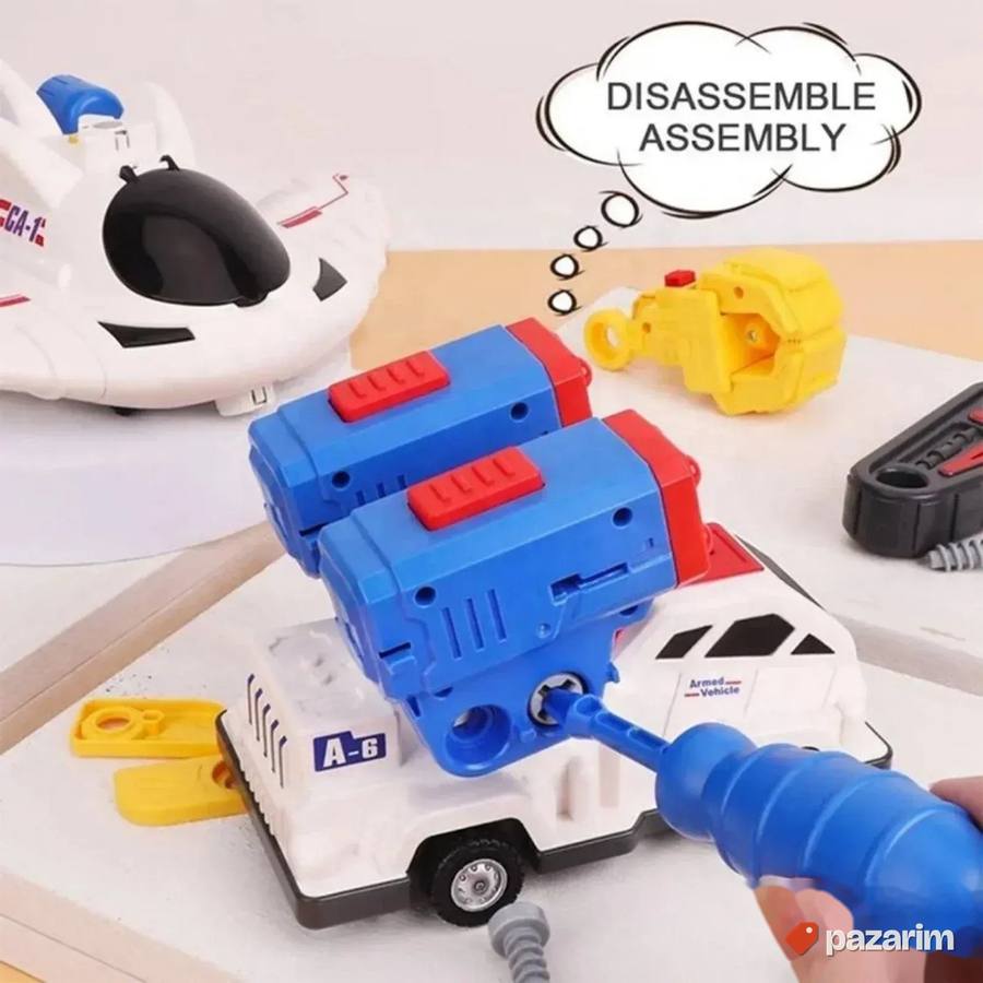 VELIKI robot spajanje magnetima 5u1 igracka za decu 8