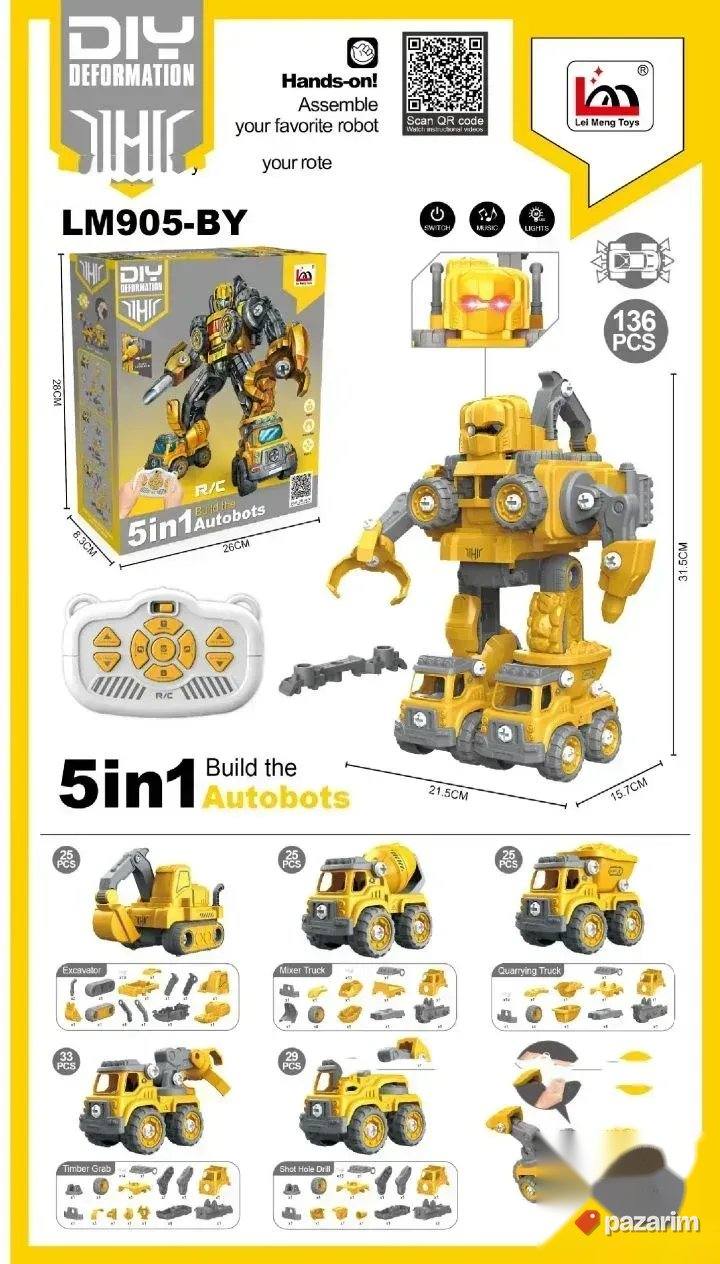Robot transformers igracka+ Daljinski za decu 8